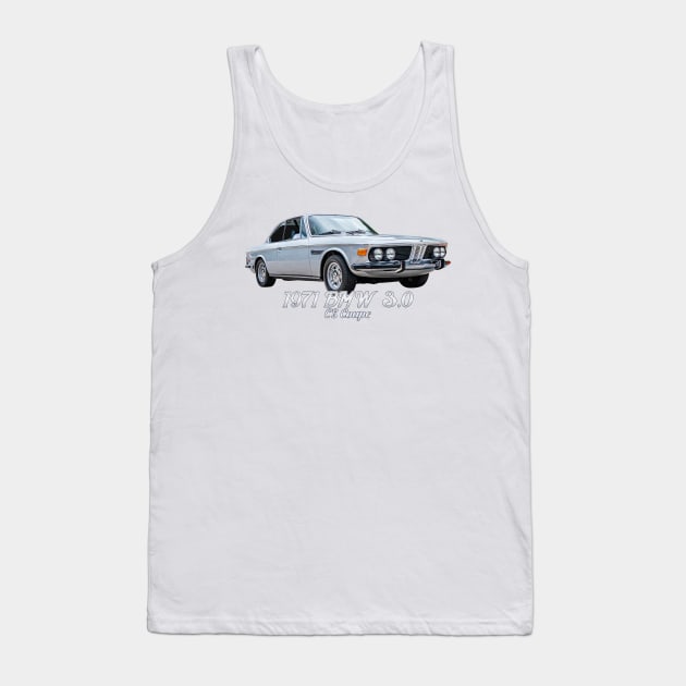 1971 BMW 3.0 CS Coupe Tank Top by Gestalt Imagery